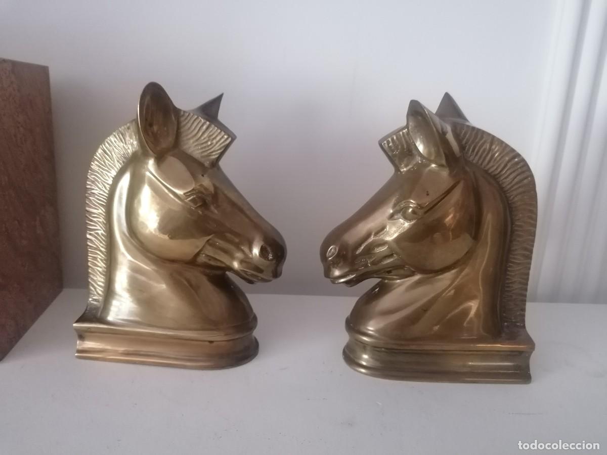 Artesan&iacute;a: Sujeta libros cabeza de caballo - Foto 2
