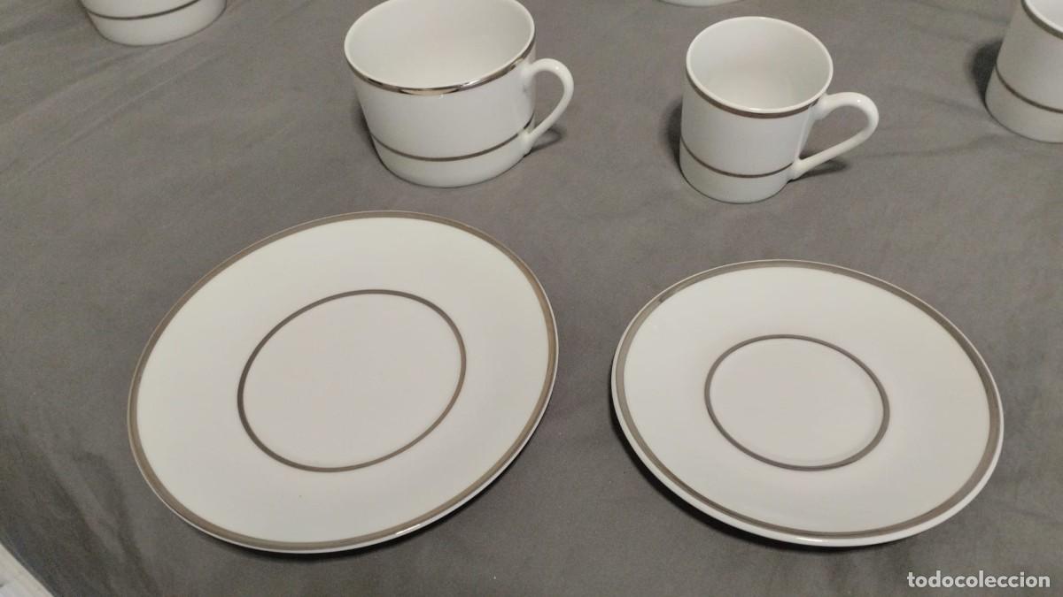 Artesan&iacute;a: Juego de caf&eacute; y t&eacute; Limoges Yves de la Rosi&egrave;re