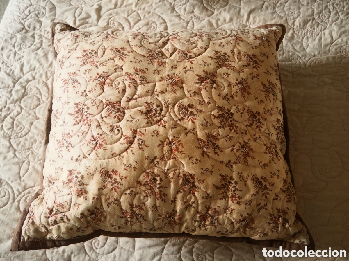 Artesan&iacute;a: Colcha de patchwork artesanal de algod&oacute;n 100% &ndash; Hecha a mano - Foto 10