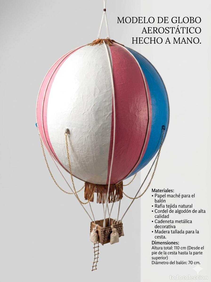 Artesan&iacute;a: MODELO DE GLOBO AEROST&Aacute;TICO HECHO A MANO