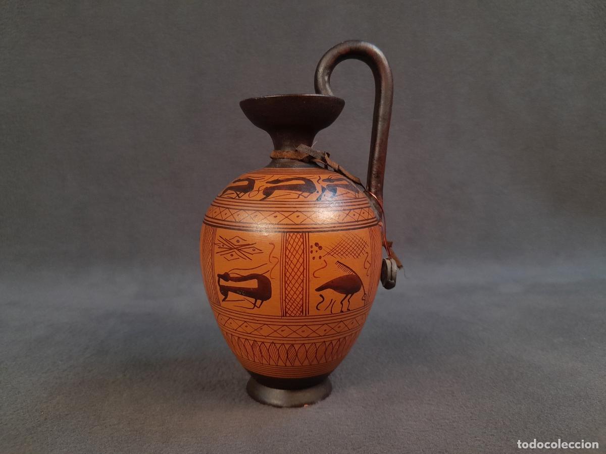 Artesan&iacute;a: JARR&Oacute;N PEQUE&Ntilde;O EN&Oacute;COE DE CER&Aacute;MICA. REPLICA ESTILO GEOM&Eacute;TRICO. GRECIA.MEDIADO DEL S.XX
