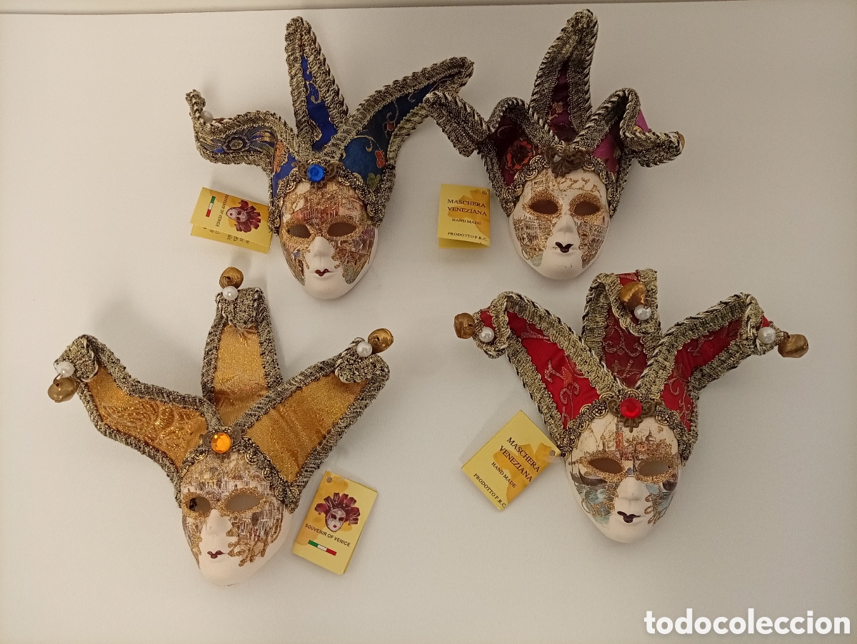 Artesan&iacute;a: MASCARAS VENECIANAS AUTENTICAS DE PORCELANA
