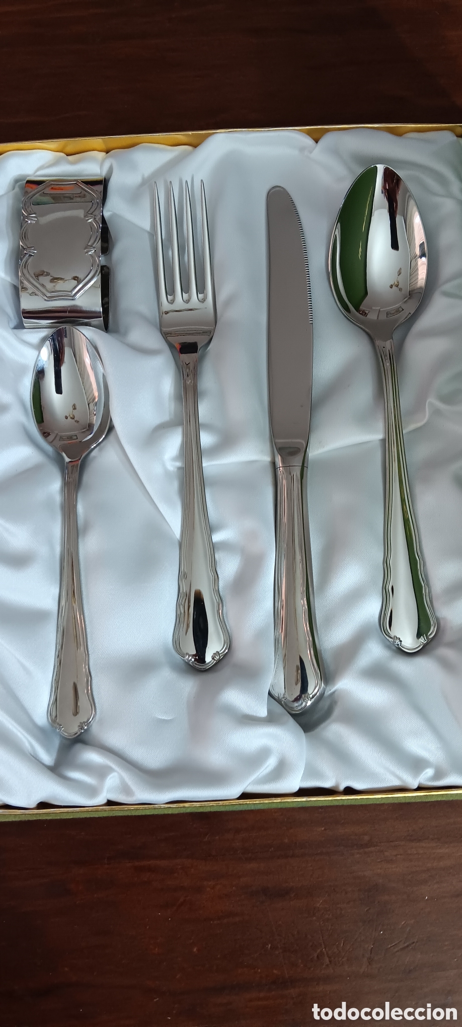 Artesan&iacute;a: Juego cubierto y servilletero