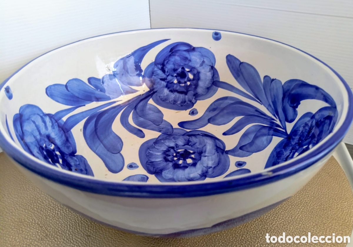 Artesan&iacute;a: Bol/frutero grande de cer&aacute;mica