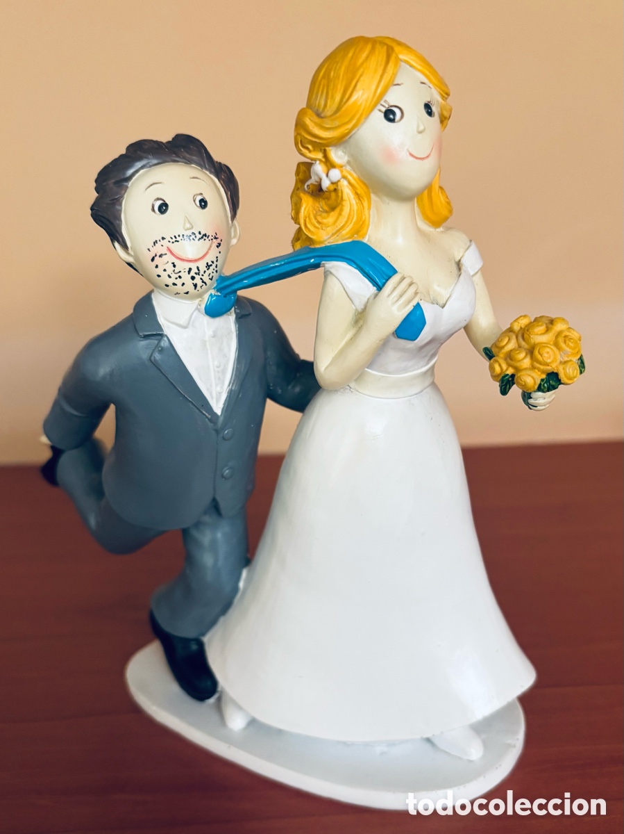 Artesan&iacute;a: Figura de novios para tarta de boda