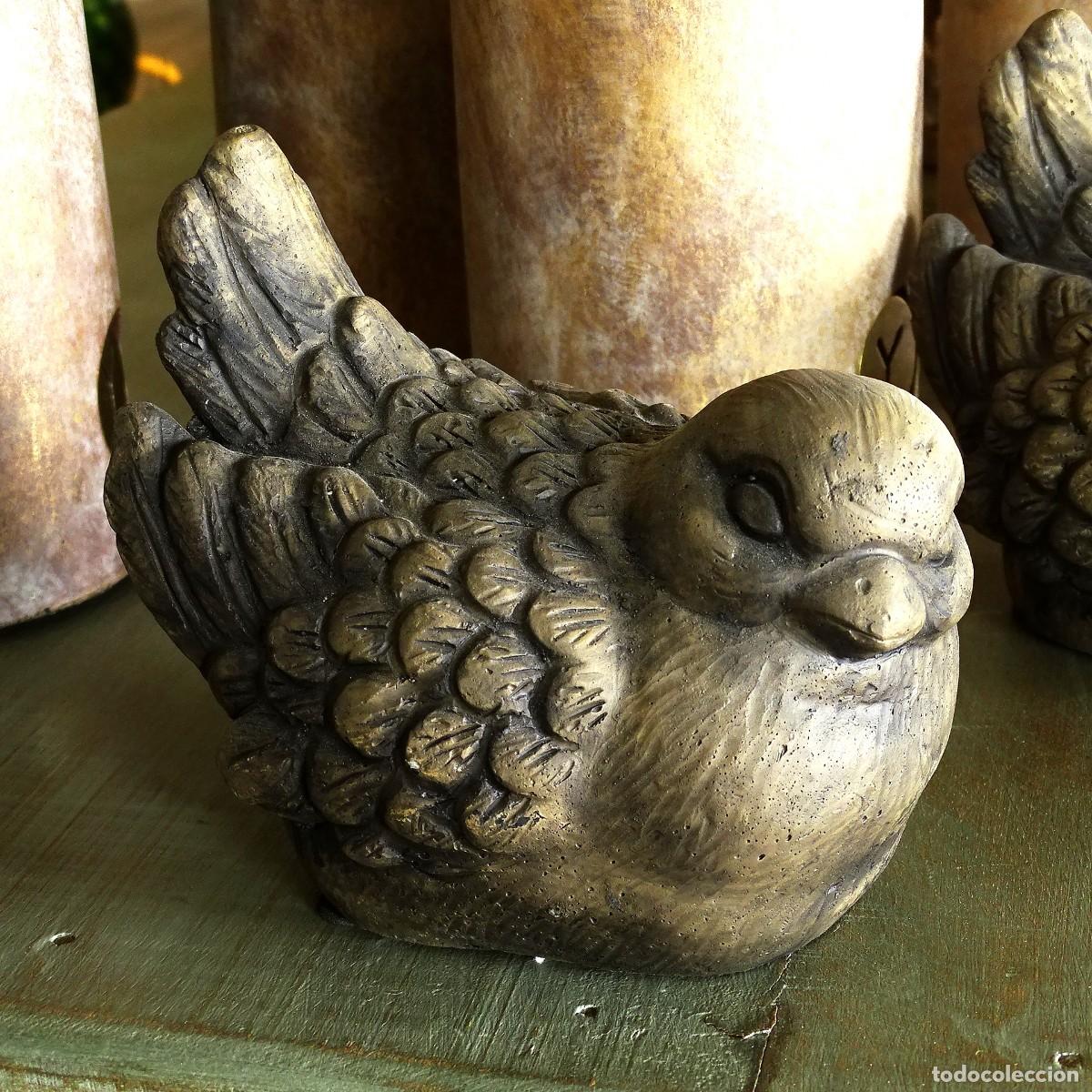 Artesan&iacute;a: Pajarito de barro envejecido