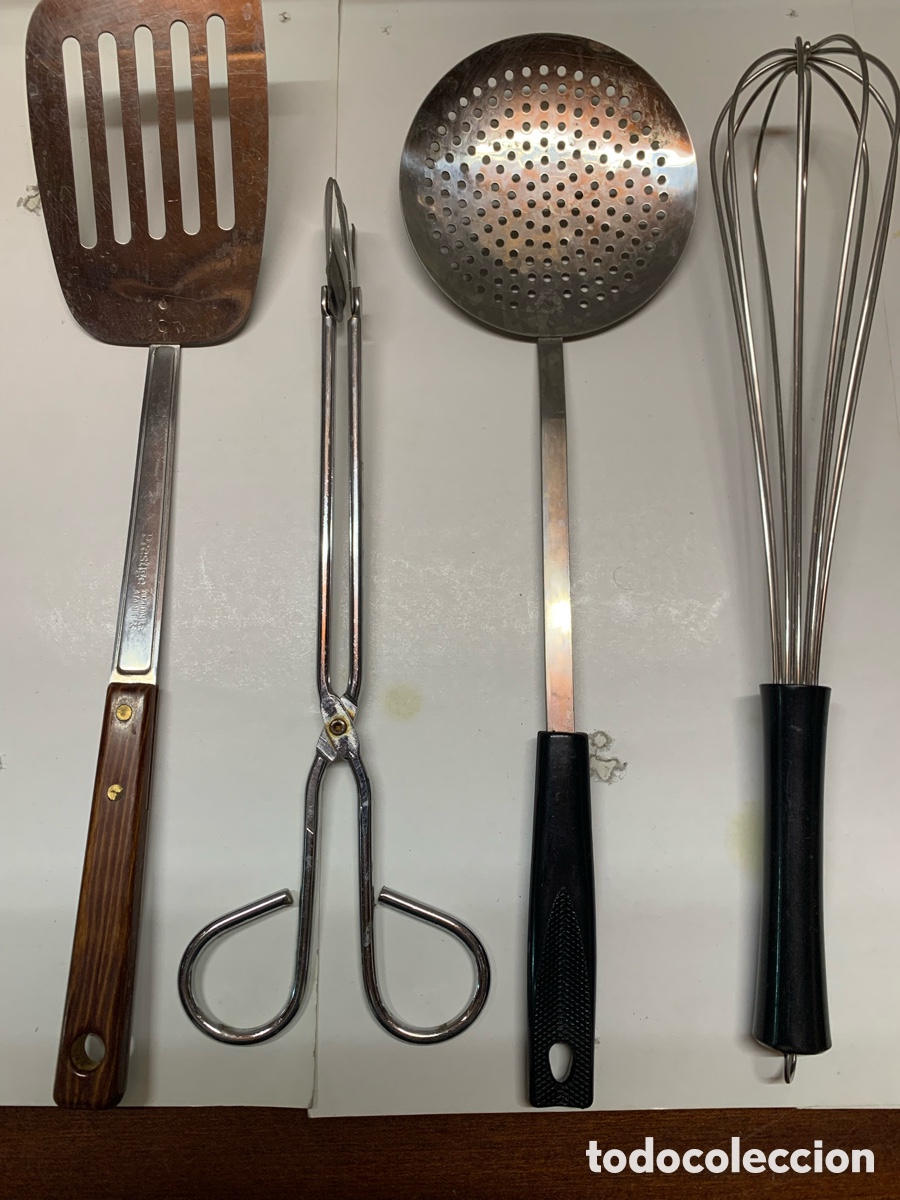 Artesan&iacute;a: Lote 2 palas 1 pinzas 1 batidora Cocina