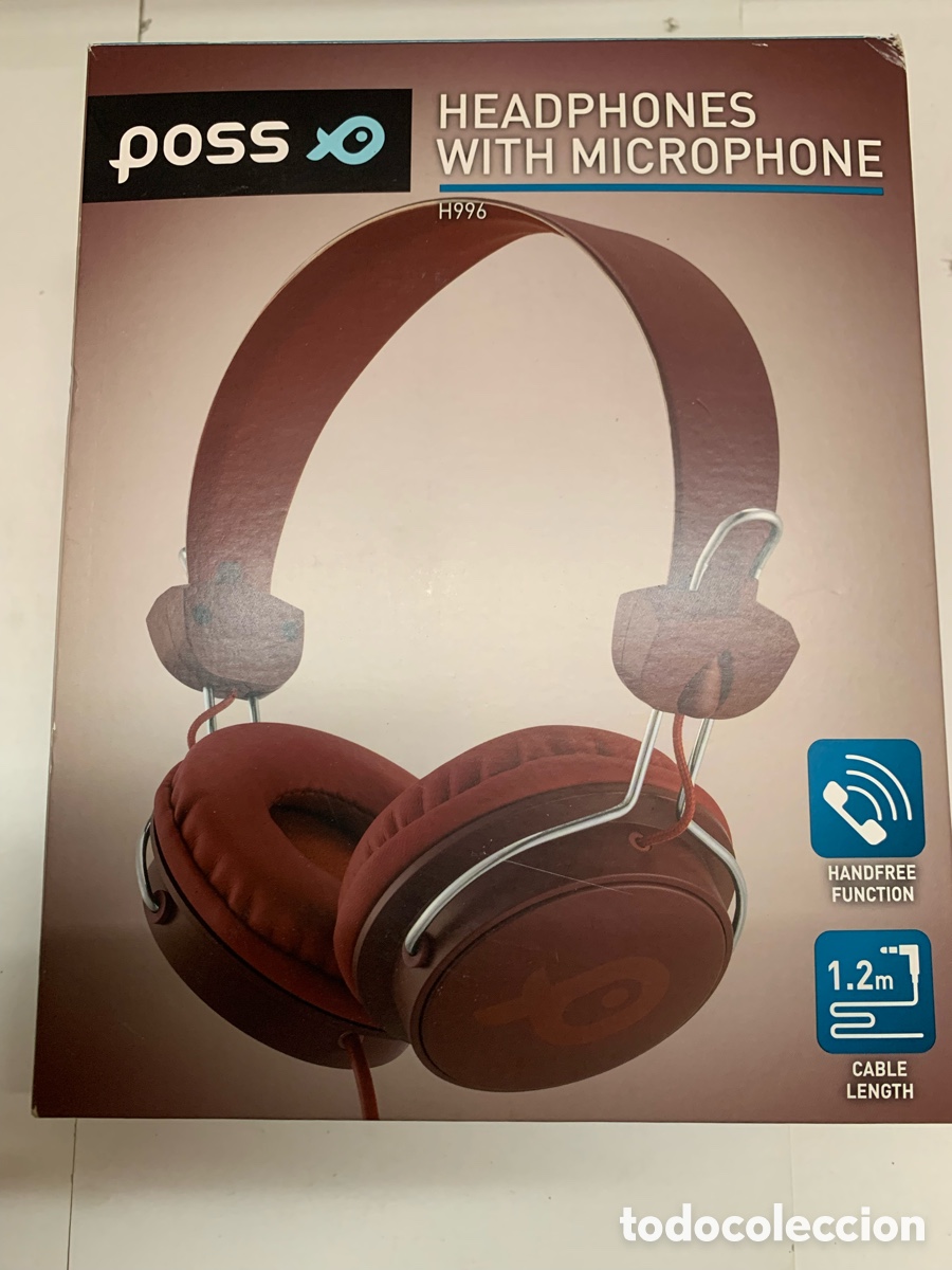 Artesan&iacute;a: Auriculares Poss Rojos con Cable - Foto 1