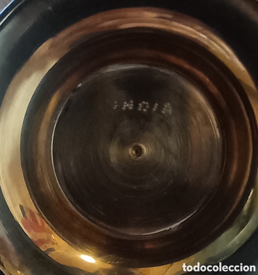 Artesan&iacute;a: Cafetera Dallah y dos jarrones de lat&oacute;n Grabado - Foto 8