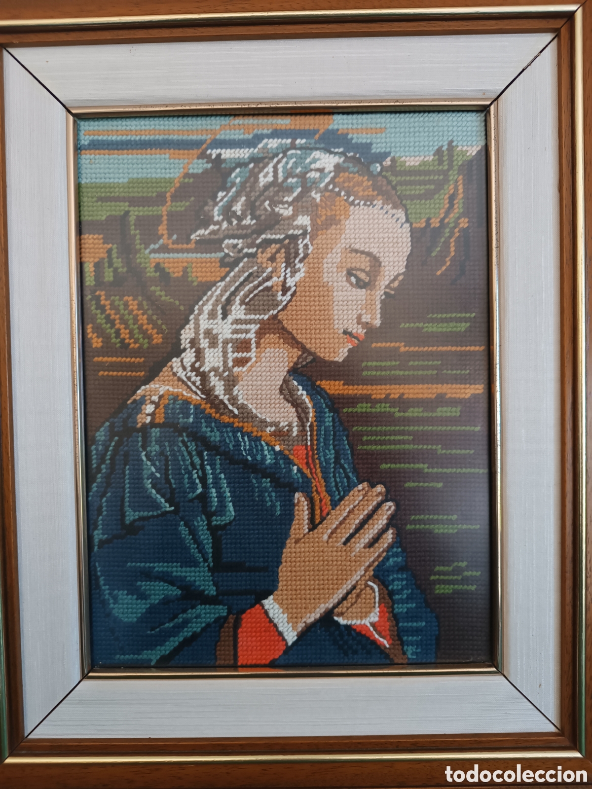 Artesan&iacute;a: Cuadro bordado a mano - Foto 2