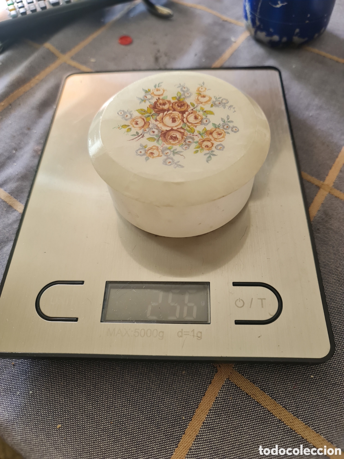 Artesan&iacute;a: Alabastro Genuino Dise&ntilde;o Floral Cl&aacute;sico Impecable