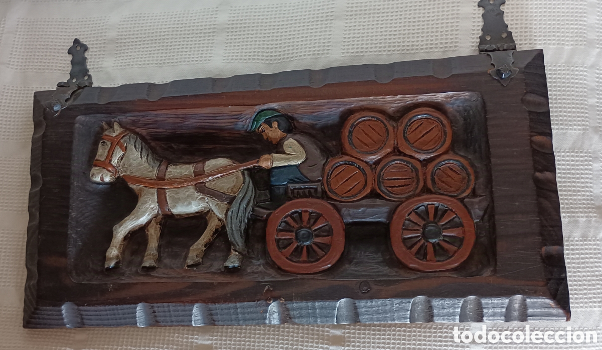 Artesan&iacute;a: Cuadro de madera tallado a mano - Foto 2