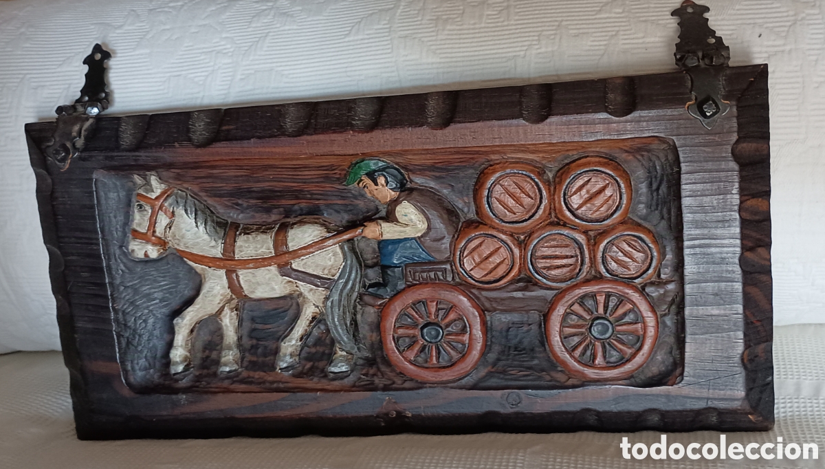 Artesan&iacute;a: Cuadro de madera tallado a mano
