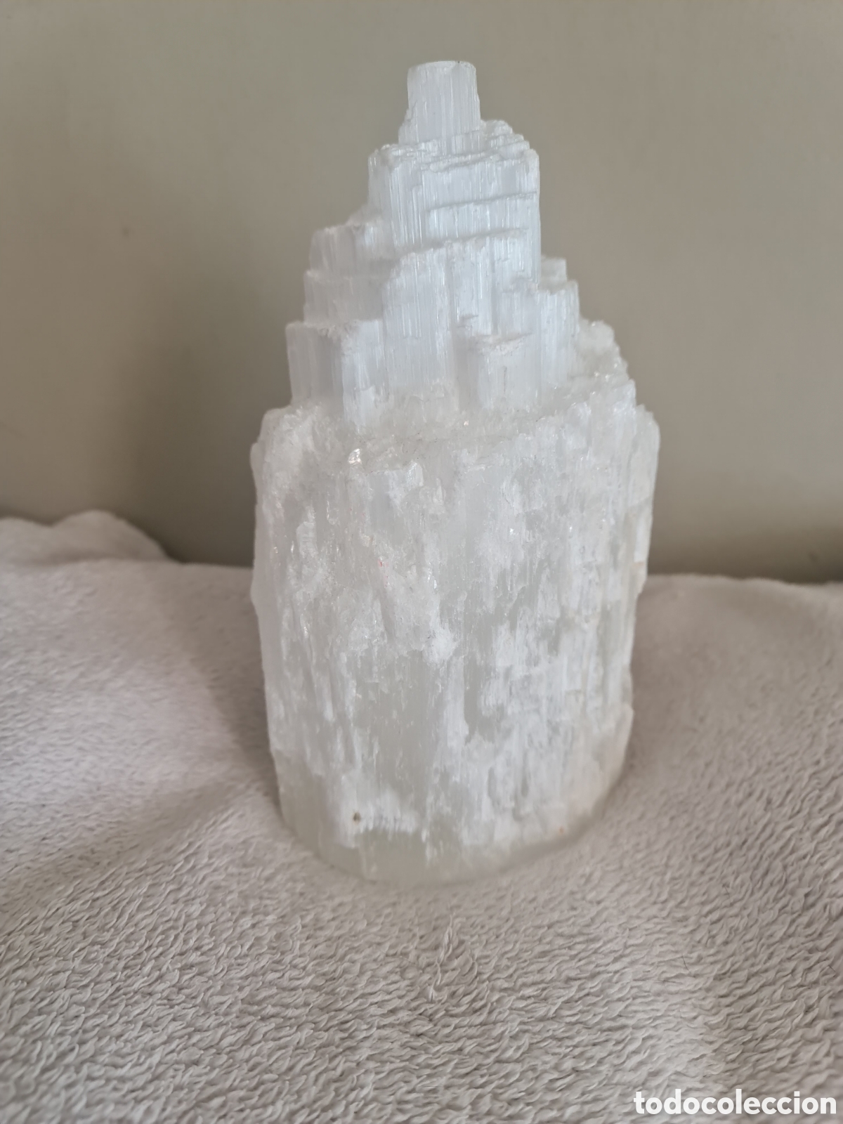 Artesan&iacute;a: 3.36k Selenita Natural Espectacular Torre (L&aacute;mpara)
