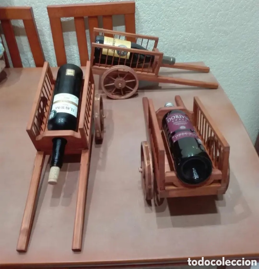 Artesan&iacute;a: Botellero rustico decorativo
