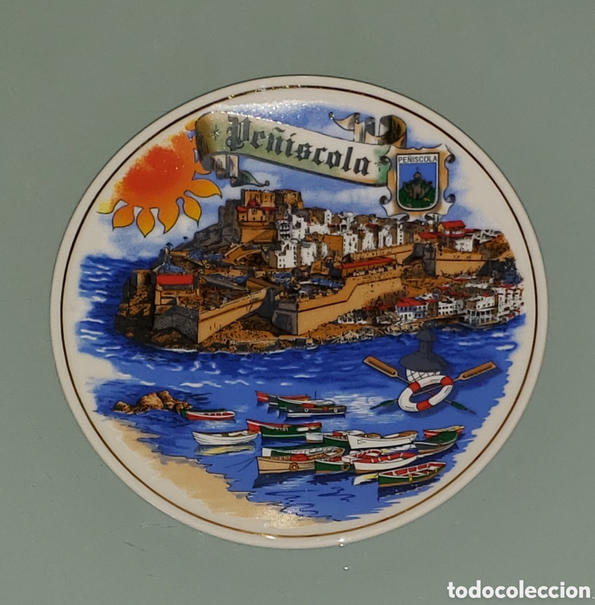 Artesan&iacute;a: Plato decorativo Pe&ntilde;iscola
