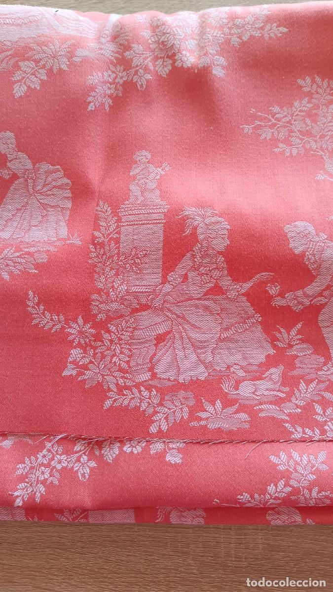 Artesan&iacute;a: Damasco antiguo Retal- Sin marca - 200x160 cm - Rosa