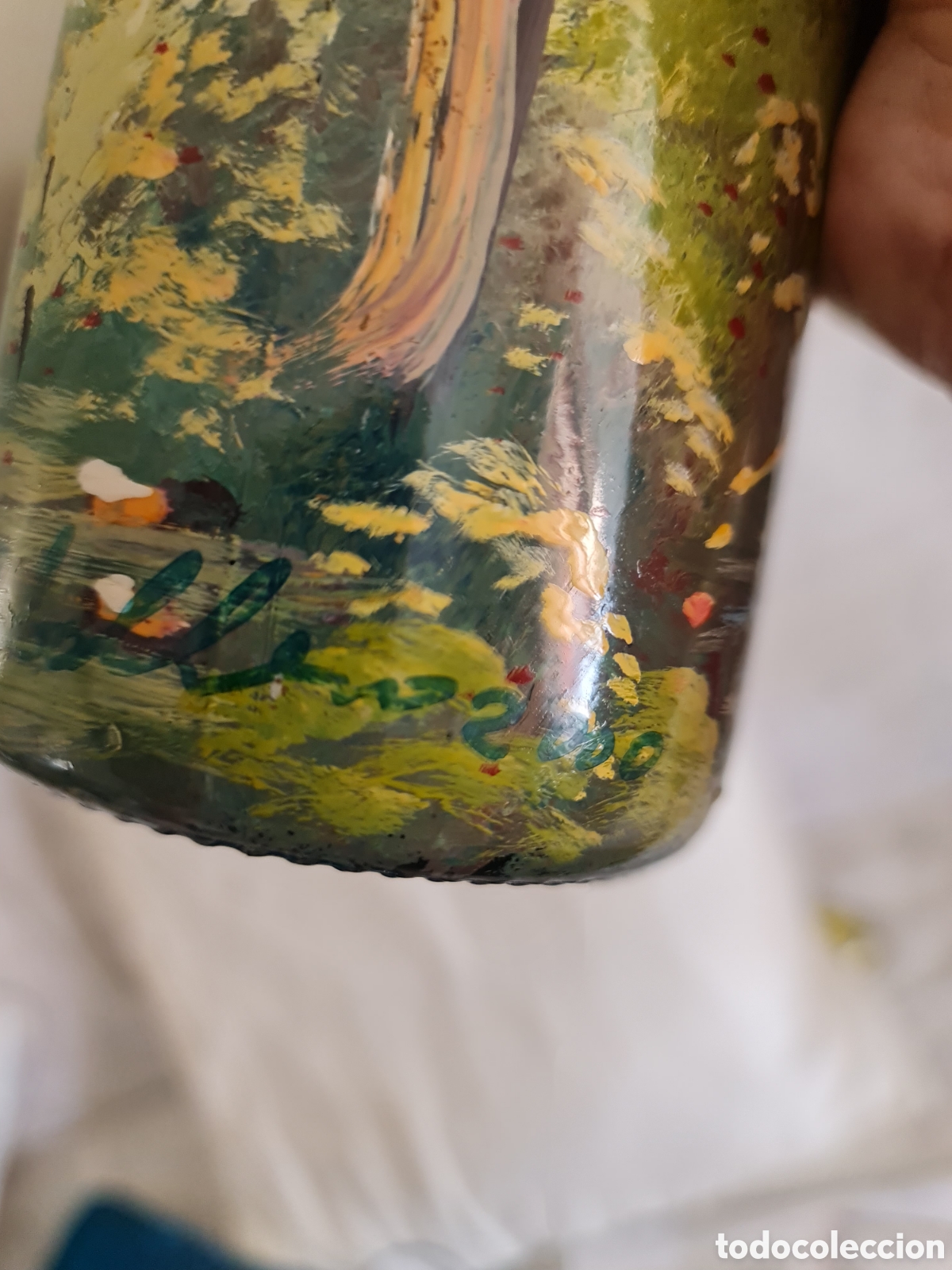 Artesan&iacute;a: Firma Caballero (2000) Pintada a mano Impecable - Foto 4