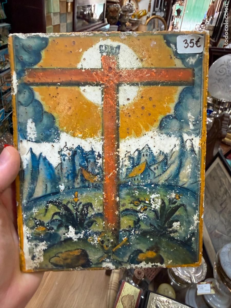 Artesan&iacute;a: AZULEJO RELIGIOSO - MEDIDA 17,5 X14 CM - REPRODUCCION