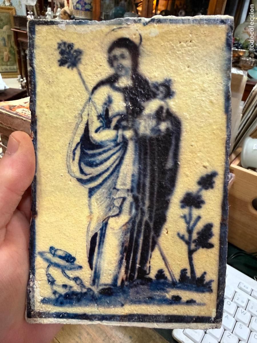 Artesan&iacute;a: AZULEJO RELIGIOSO - MEDIDA 16X11 CM - REPRODUCCION