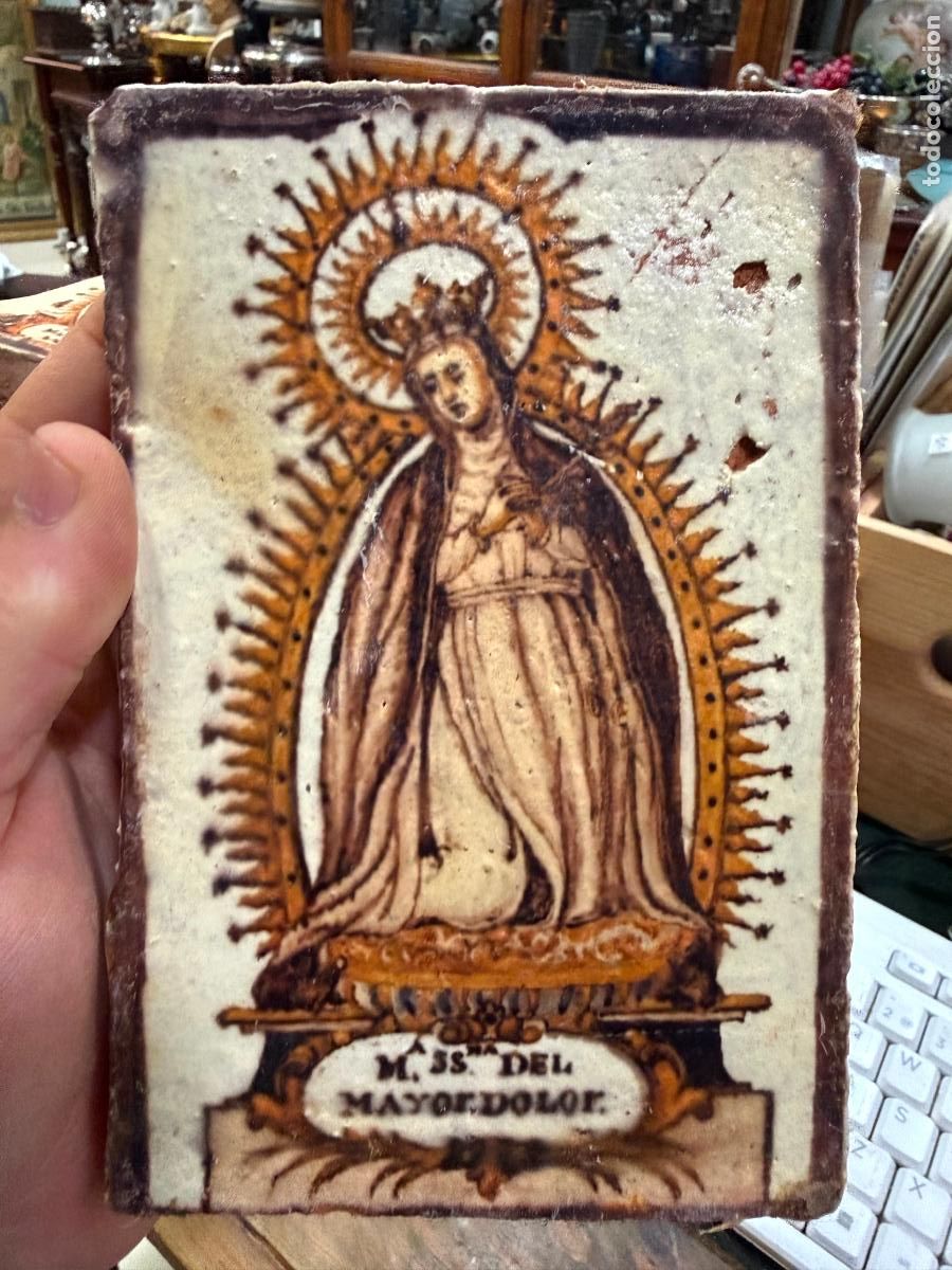 Artesan&iacute;a: AZULEJO RELIGIOSO - MEDIDA 16X11 CM - REPRODUCCION