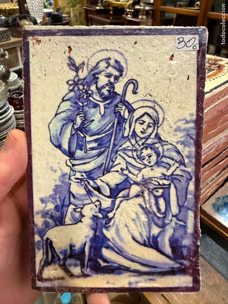 Artesan&iacute;a: AZULEJO RELIGIOSO - MEDIDA 16X11 CM - REPRODUCCION