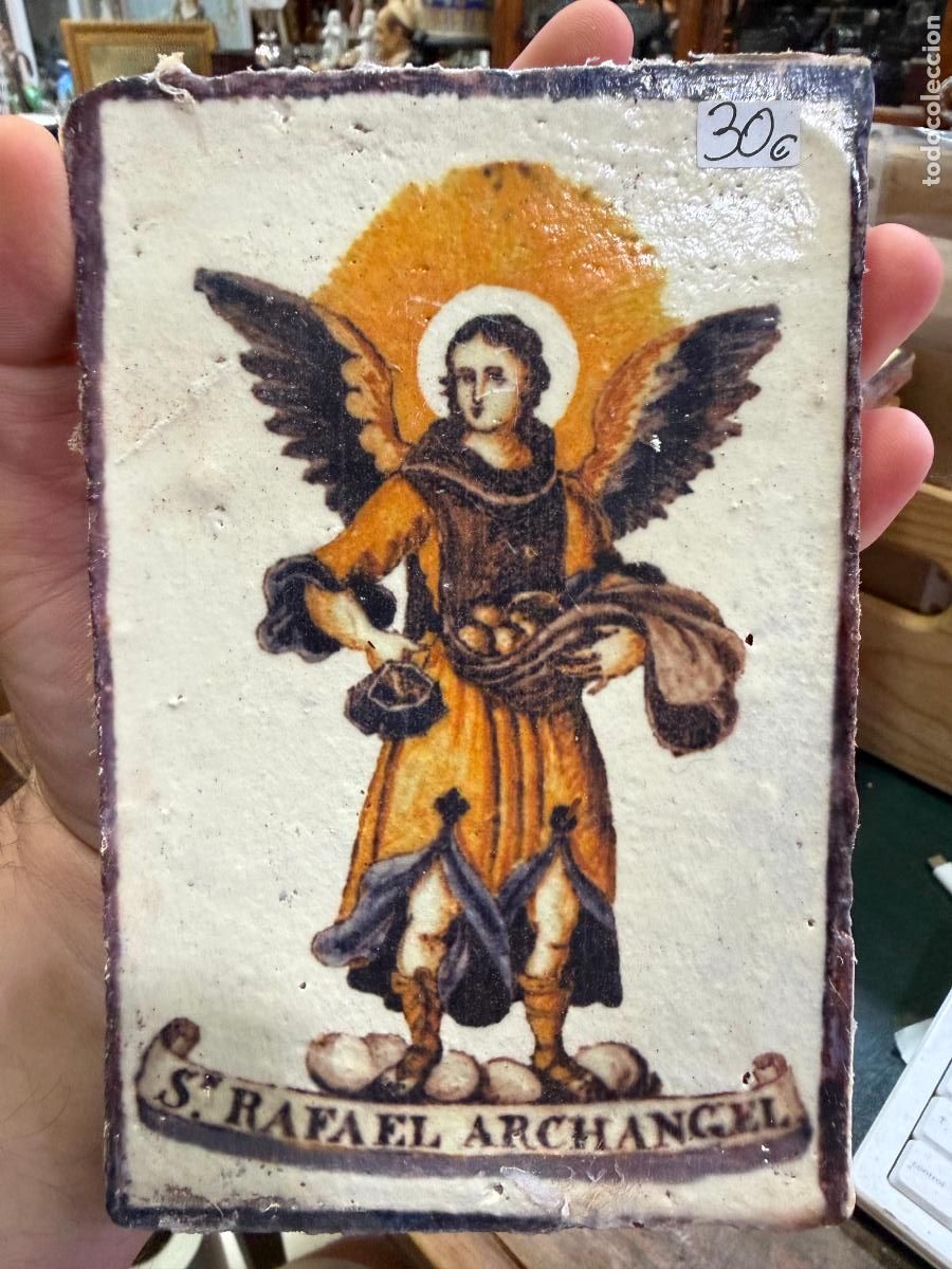 Artesan&iacute;a: AZULEJO RELIGIOSO - MEDIDA 16X11 CM - REPRODUCCION