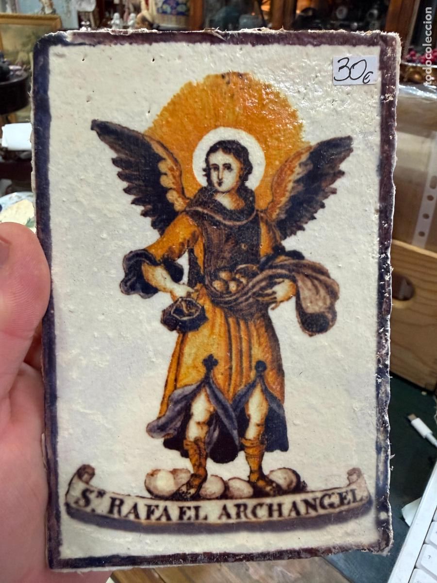 Artesan&iacute;a: AZULEJO RELIGIOSO - MEDIDA 16X11 CM - REPRODUCCION