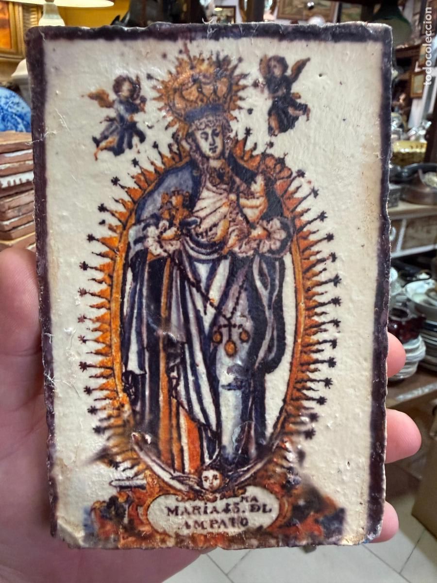 Artesan&iacute;a: AZULEJO RELIGIOSO - MEDIDA 16X11 CM - REPRODUCCION