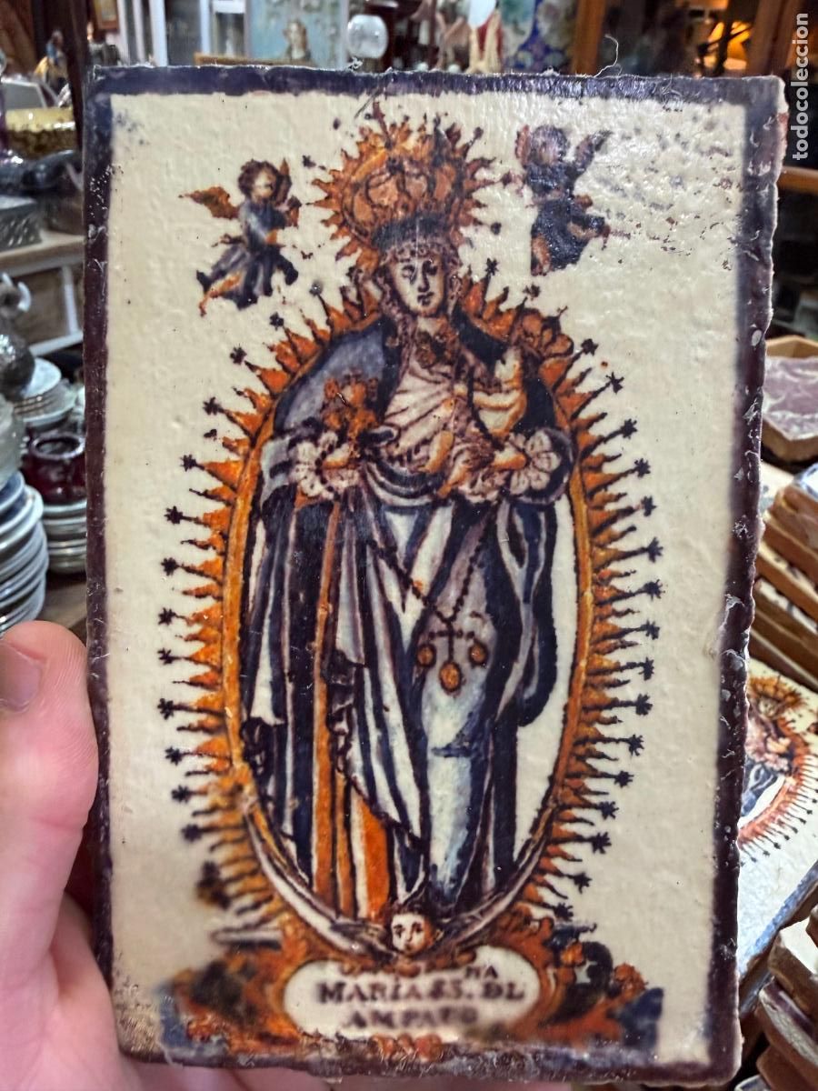 Artesan&iacute;a: AZULEJO RELIGIOSO - MEDIDA 16X11 CM - REPRODUCCION