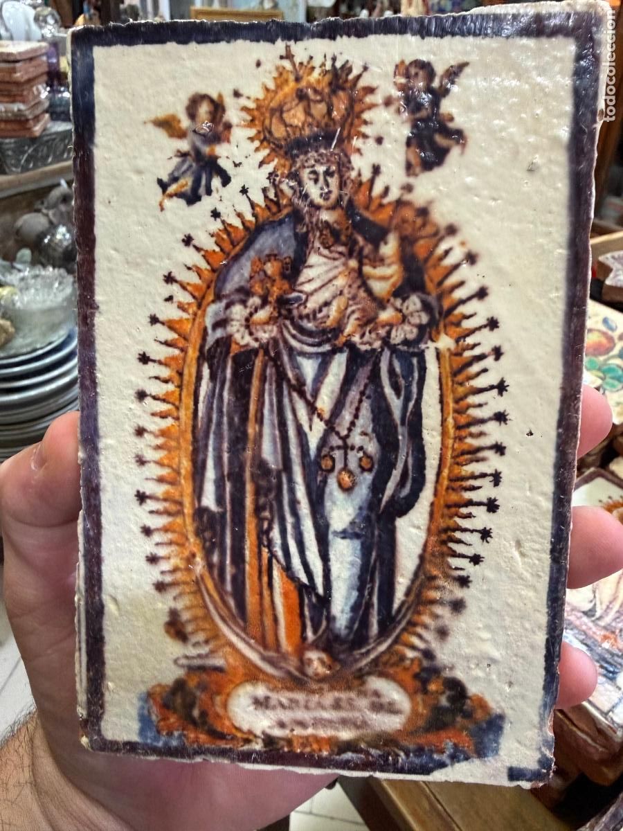 Artesan&iacute;a: AZULEJO RELIGIOSO - MEDIDA 16X11 CM - REPRODUCCION