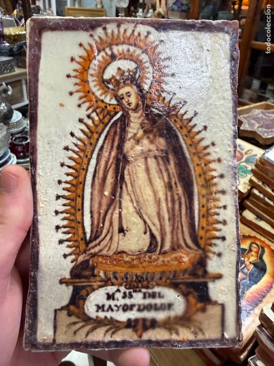 Artesan&iacute;a: AZULEJO RELIGIOSO - MEDIDA 16X11 CM - REPRODUCCION