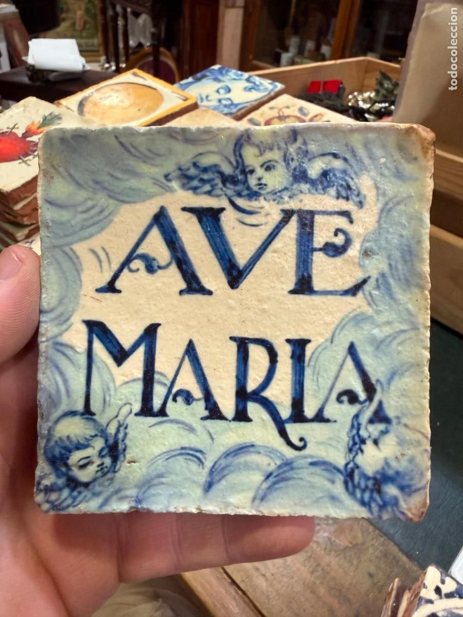 Artesan&iacute;a: AZULEJO RELIGIOSO - MEDIDA 10X10 CM - REPRODUCCION