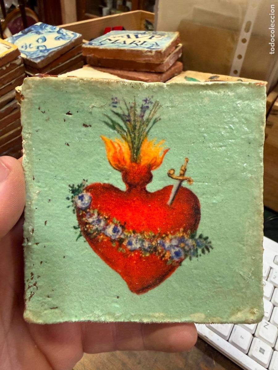 Artesan&iacute;a: AZULEJO RELIGIOSO - MEDIDA 10X10 CM - REPRODUCCION