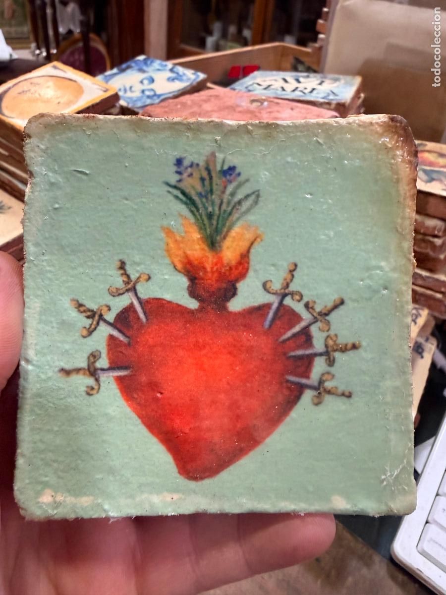 Artesan&iacute;a: AZULEJO RELIGIOSO - MEDIDA 10X10 CM - REPRODUCCION