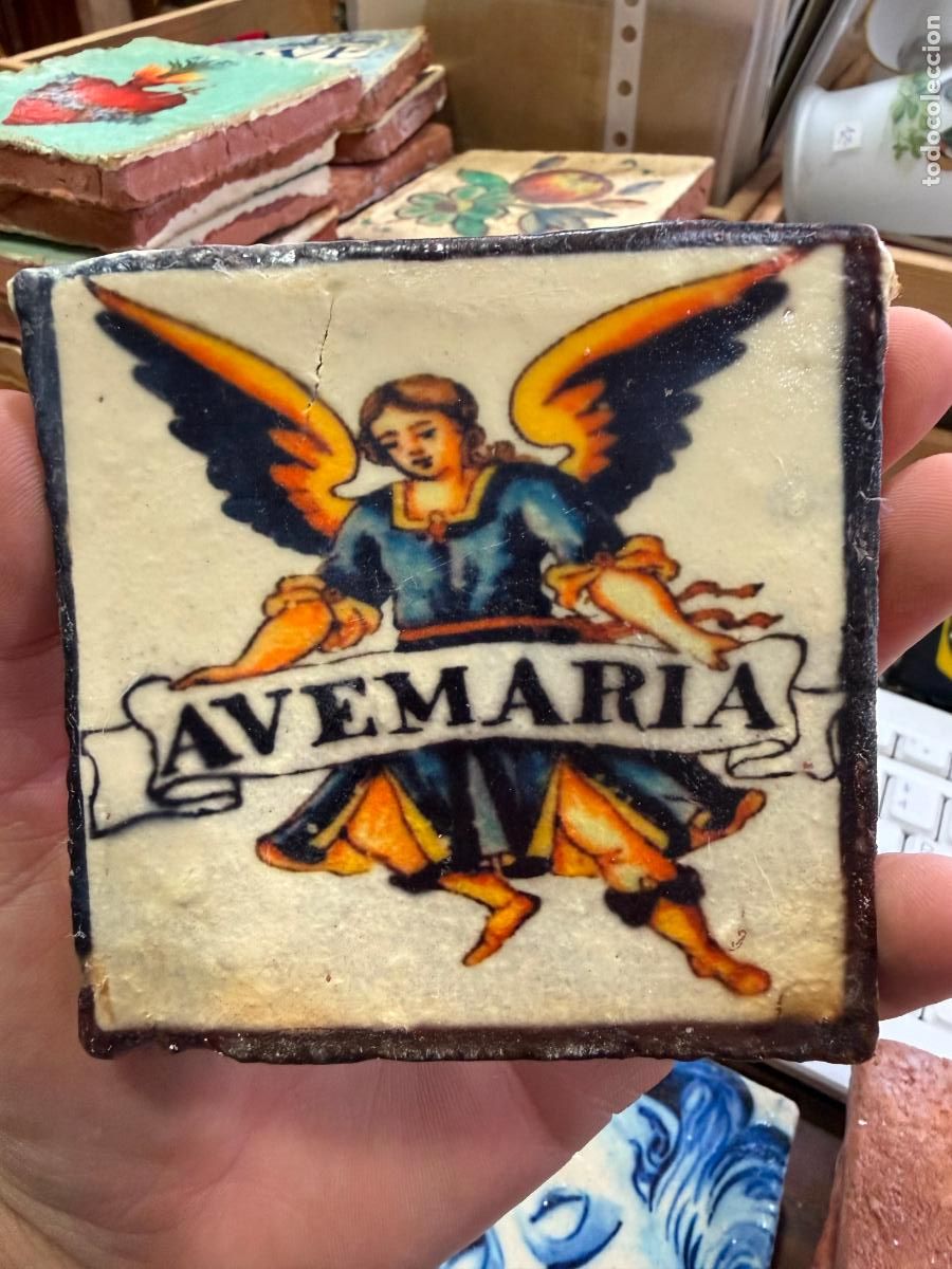 Artesan&iacute;a: AZULEJO RELIGIOSO - MEDIDA 10X10 CM - REPRODUCCION