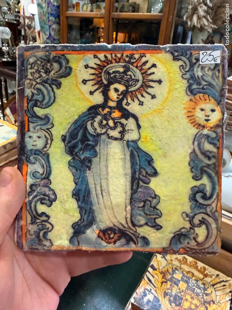 Artesan&iacute;a: AZULEJO RELIGIOSO - MEDIDA 14X14 CM - REPRODUCCION