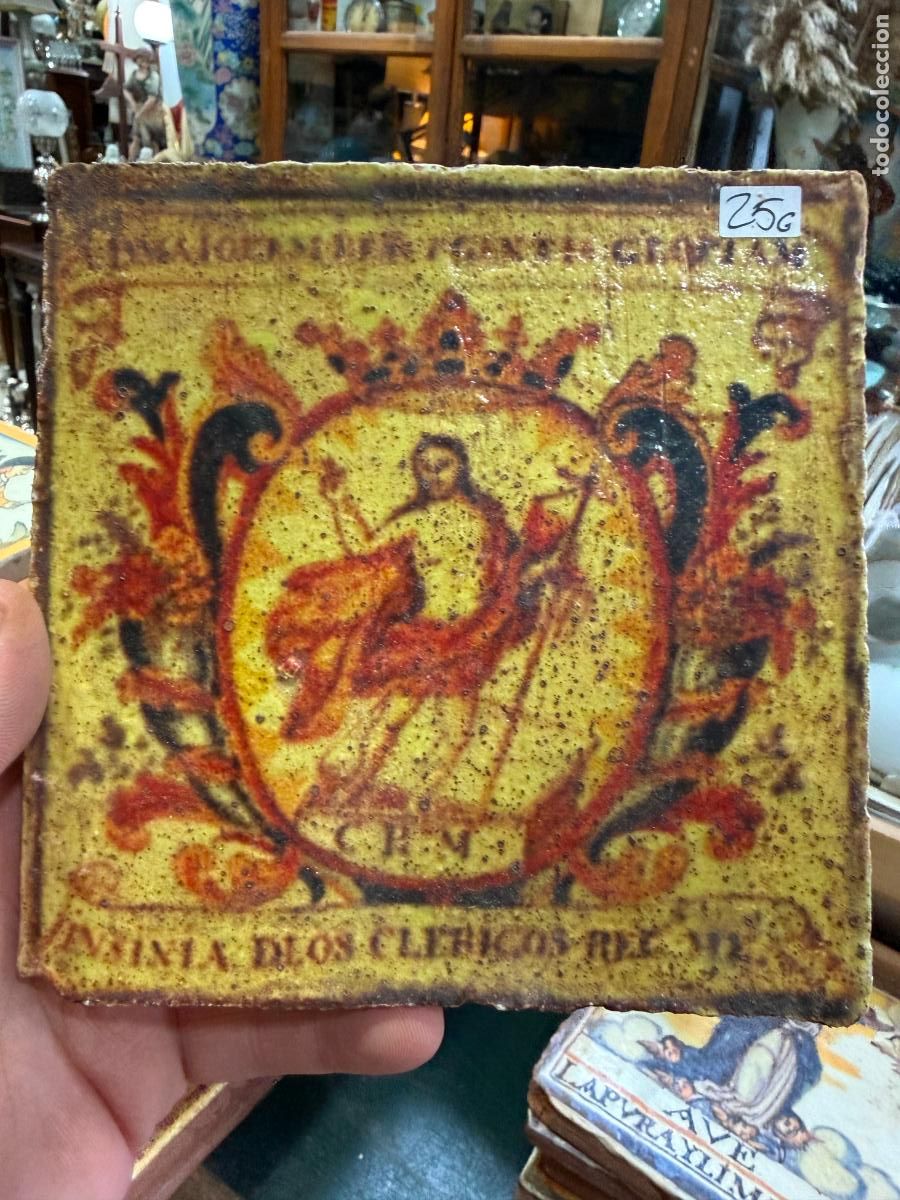 Artesan&iacute;a: AZULEJO RELIGIOSO - MEDIDA 14X14 CM - REPRODUCCION