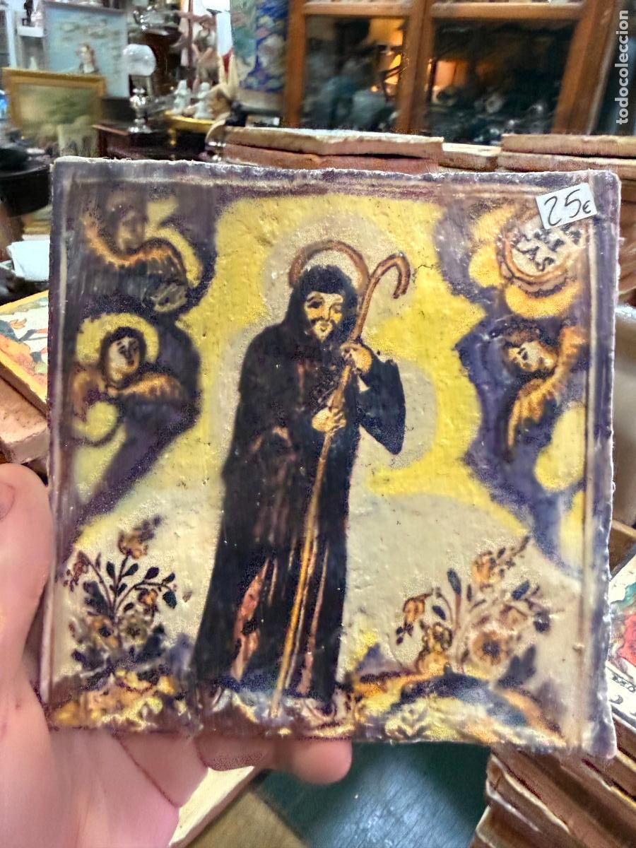 Artesan&iacute;a: AZULEJO RELIGIOSO - MEDIDA 14X14 CM - REPRODUCCION