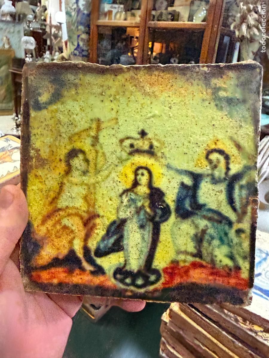 Artesan&iacute;a: AZULEJO RELIGIOSO - MEDIDA 14X14 CM - REPRODUCCION