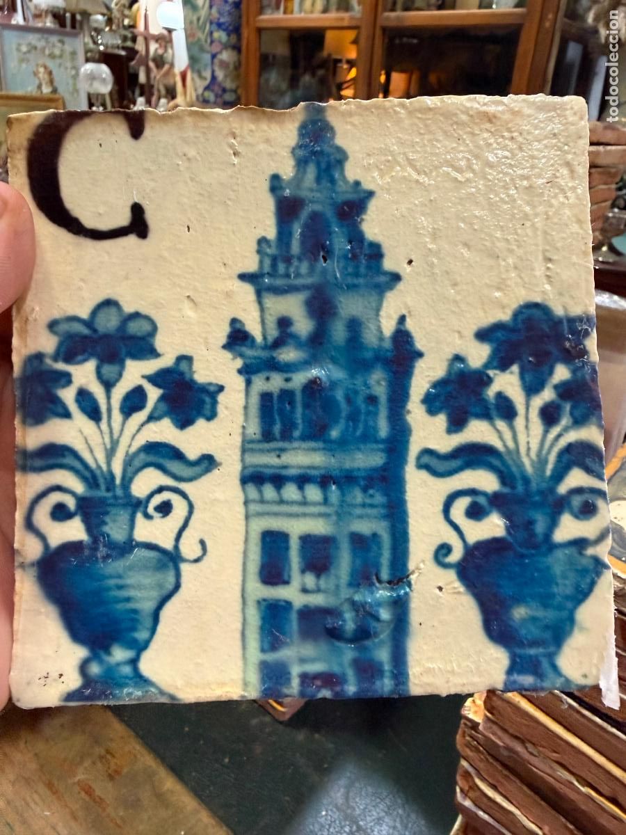 Artesan&iacute;a: AZULEJO - MEDIDA 14X14 CM - REPRODUCCION