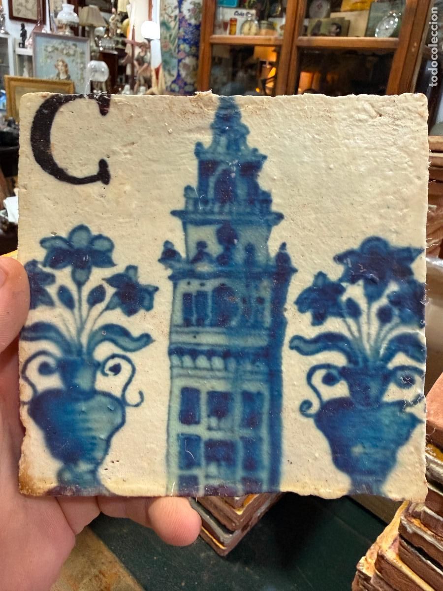 Artesan&iacute;a: AZULEJO - MEDIDA 14X14 CM - REPRODUCCION