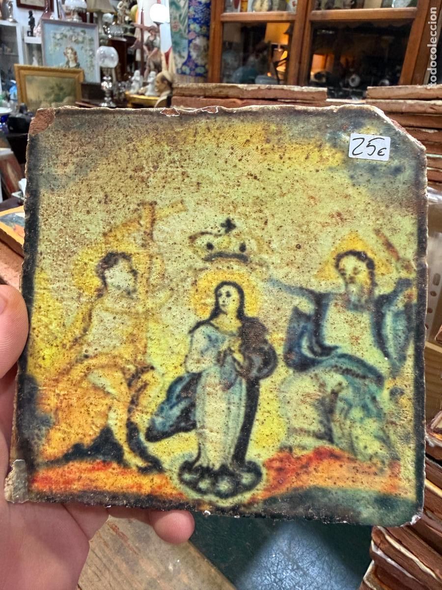 Artesan&iacute;a: AZULEJO RELIGIOSO - MEDIDA 14X14 CM - REPRODUCCION