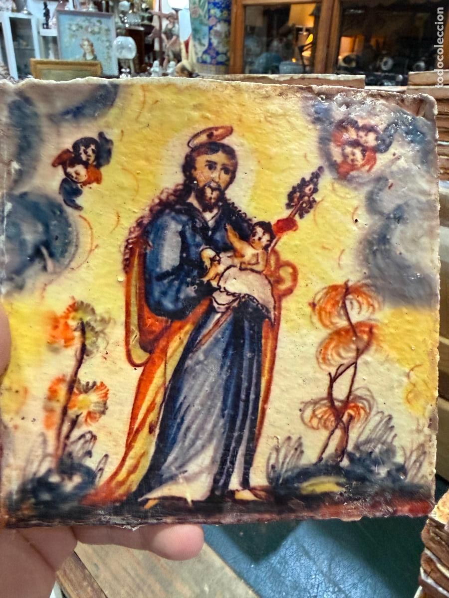 Artesan&iacute;a: AZULEJO RELIGIOSO - MEDIDA 14X14 CM - REPRODUCCION