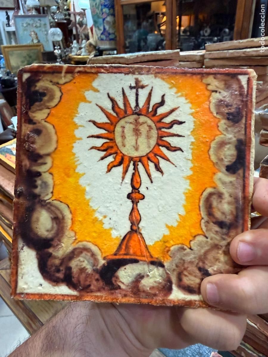 Artesan&iacute;a: AZULEJO RELIGIOSO - MEDIDA 14X14 CM - REPRODUCCION