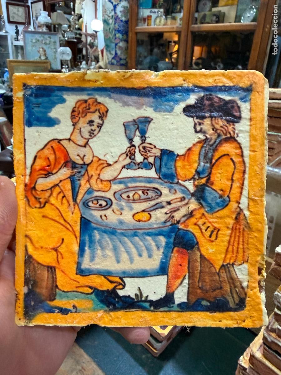 Artesan&iacute;a: AZULEJO - MEDIDA 14X14 CM - REPRODUCCION