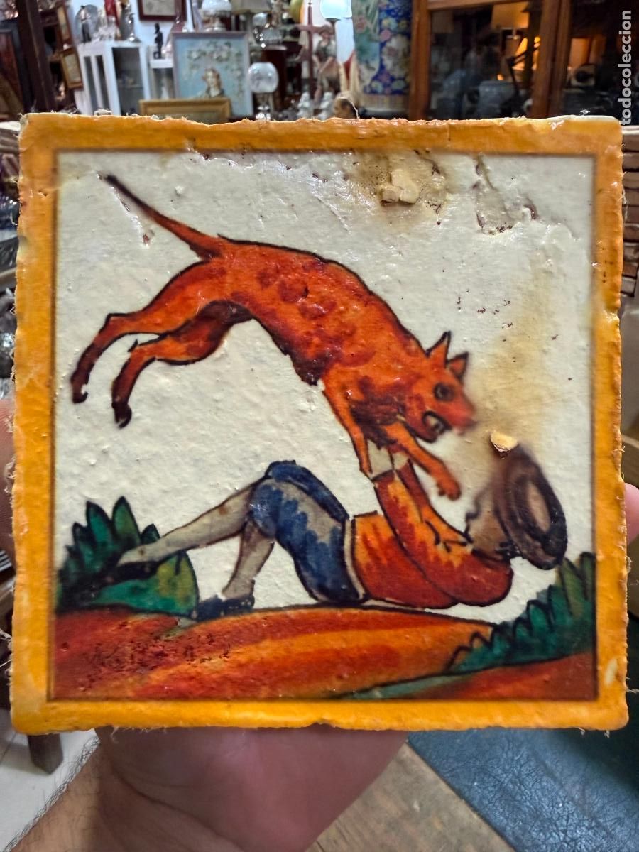 Artesan&iacute;a: AZULEJO - MEDIDA 14X14 CM - REPRODUCCION