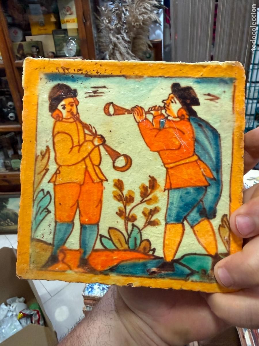 Artesan&iacute;a: AZULEJO - MEDIDA 14X14 CM - REPRODUCCION