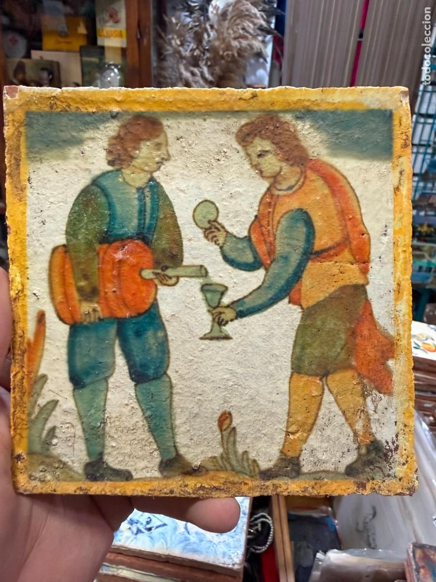 Artesan&iacute;a: AZULEJO - MEDIDA 14X14 CM - REPRODUCCION