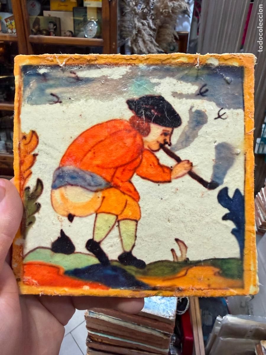 Artesan&iacute;a: AZULEJO - MEDIDA 14X14 CM - REPRODUCCION